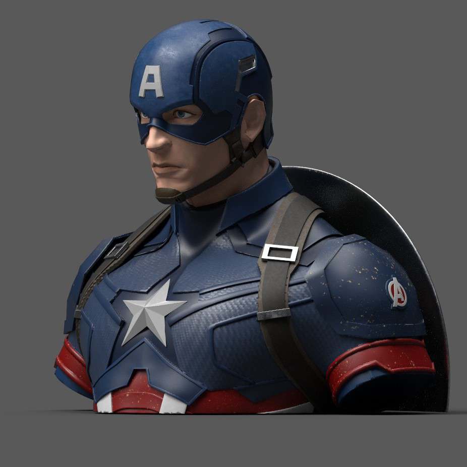 Captain America Sparbössa - Avengers: Endgame semic