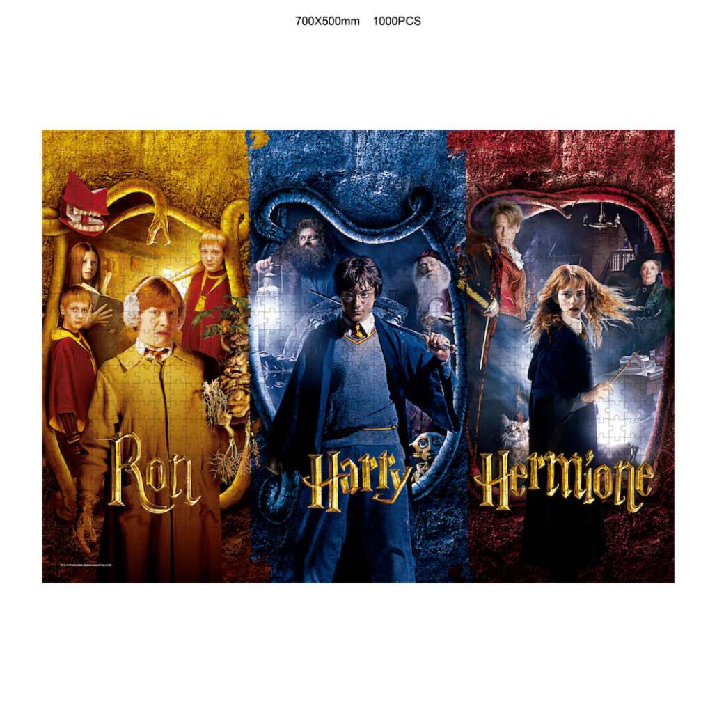 HP Harry Ron och Hermione 1000-bitars pussel sd toys