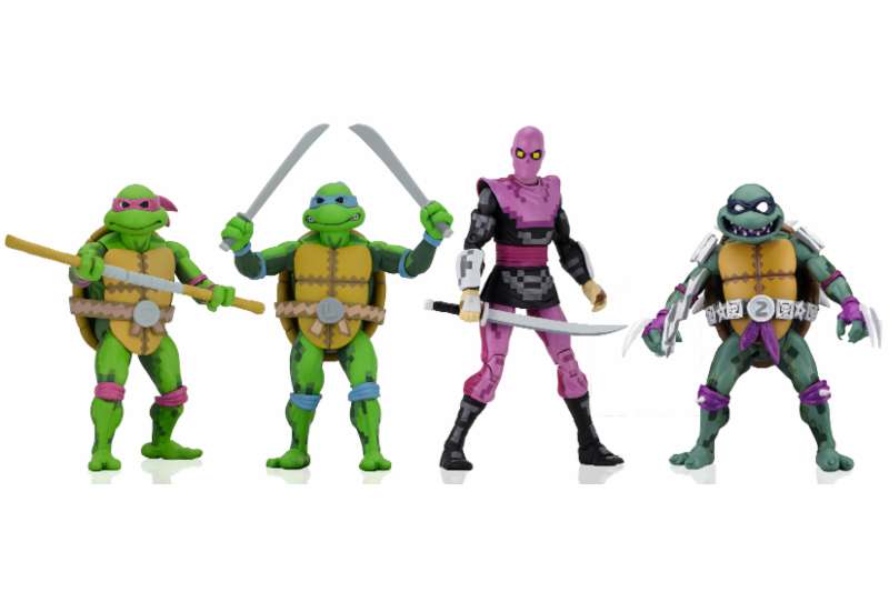 TMNT Turtles in Time Series 1 Set (4) neca