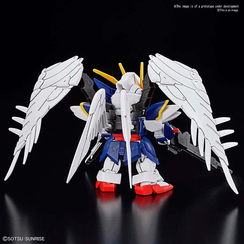 SD Cross Silhouette Gundam Wing Zero EW - Detaljerad Modell bandai model kit gunpla