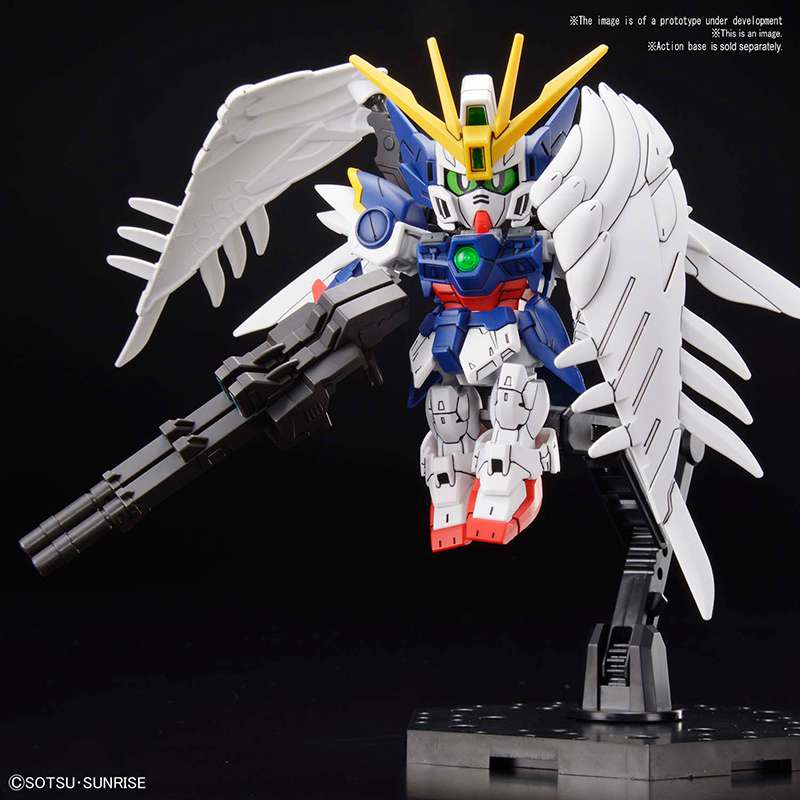 SD Cross Silhouette Gundam Wing Zero EW - Detaljerad Modell bandai model kit gunpla