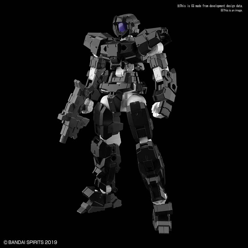 30mm EEXM 17 Alto Black 1/144 - Detaljerad Modellfigur bandai model kit gunpla