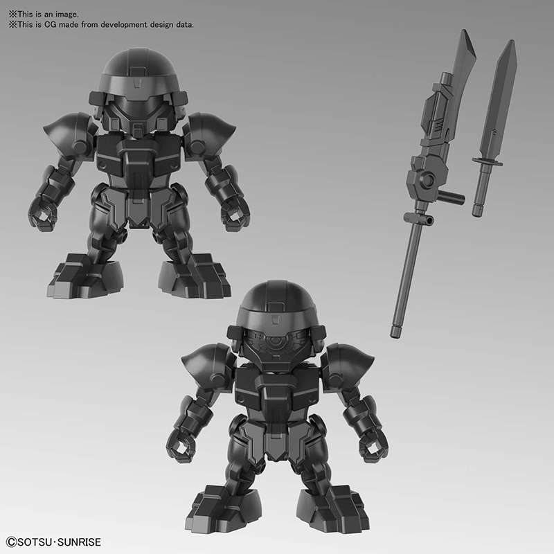 Sd Sangoku Sokets Bu Dui Bing - Samlarfigur bandai model kit gunpla