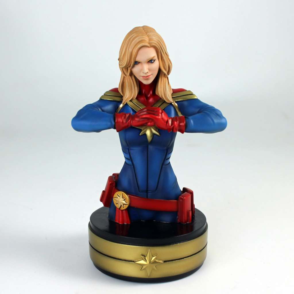 Captain Marvel Bust - Samlarfigur i hög kvalitet semic