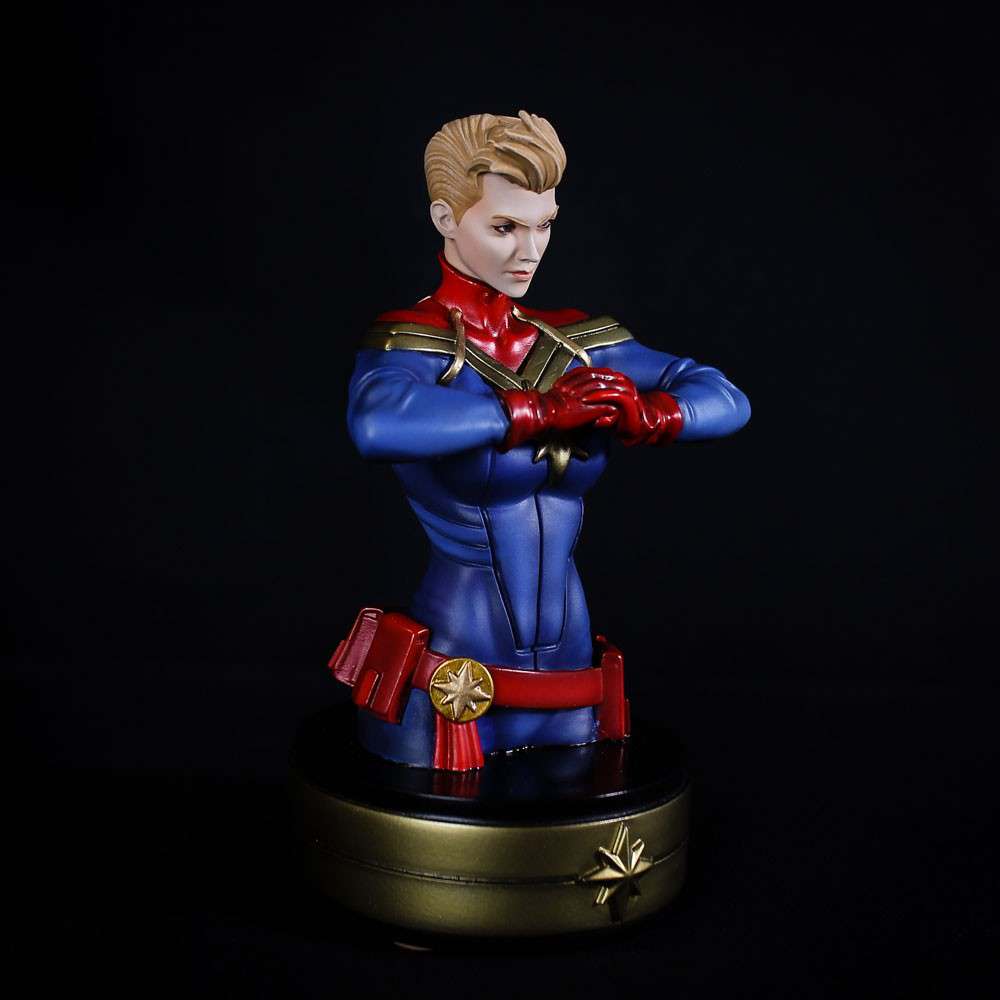 Captain Marvel Bust - Samlarfigur i hög kvalitet semic