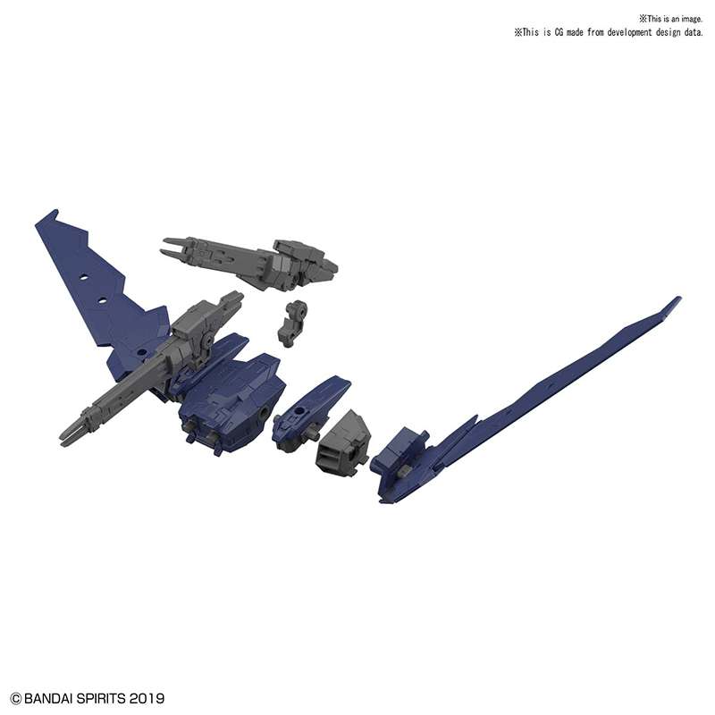 30mm EEXM-17 Alto Flight Navy 1/144 bandai model kit gunpla