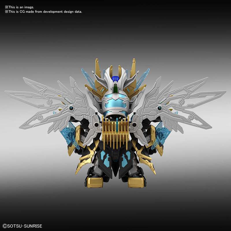 Sd Sangoku Sokets Tien Ba Cao Cao Wing G - Samlarfigur bandai model kit gunpla