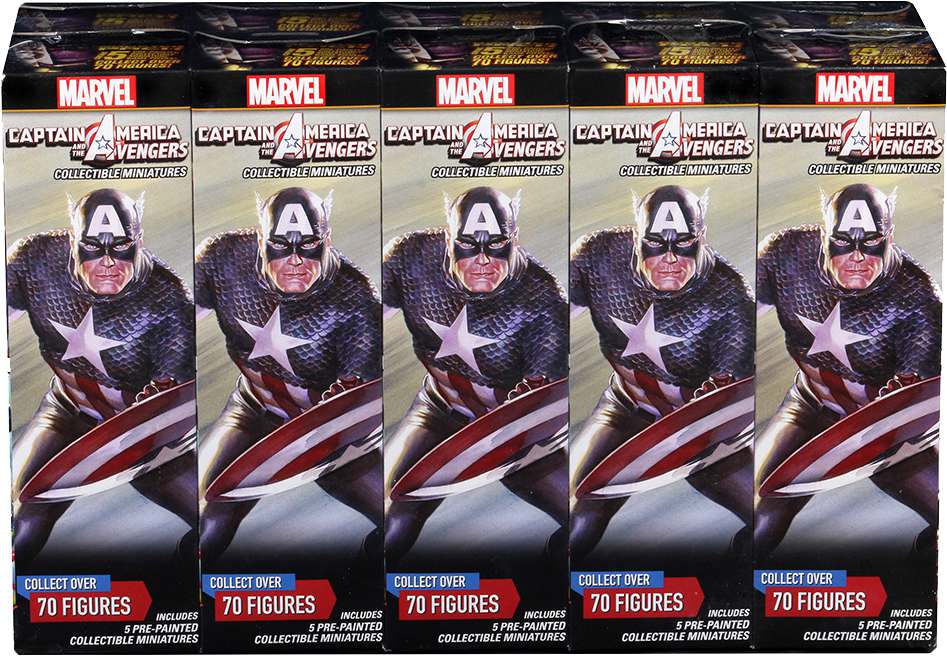 Marvel HeroClix: Captain America & The Avengers Booster Brick wizkids