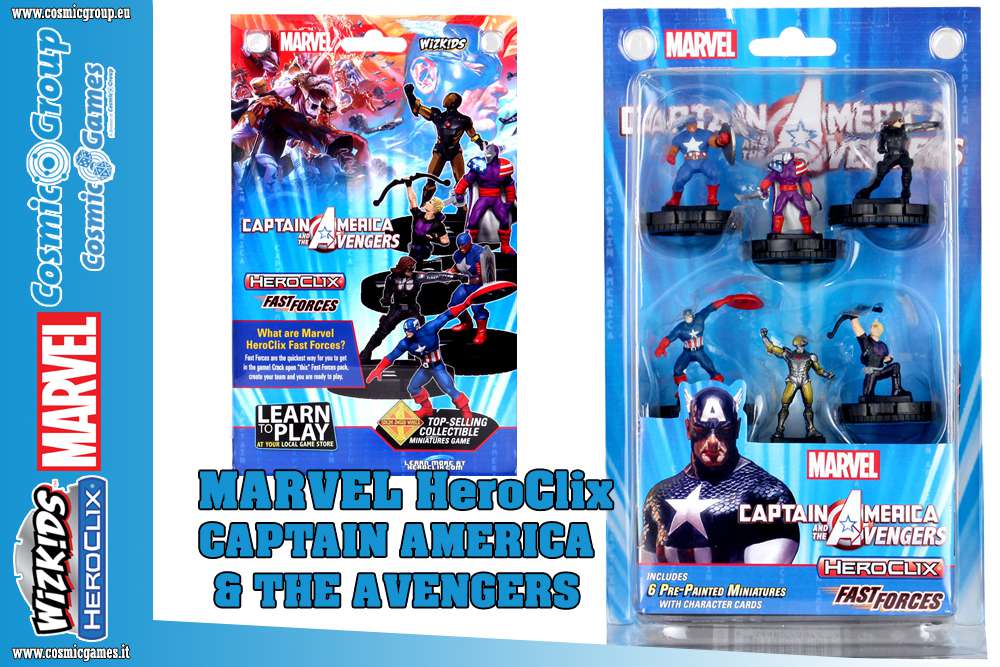 Marvel HeroClix: Captain America & Avengers Fast Forces wizkids