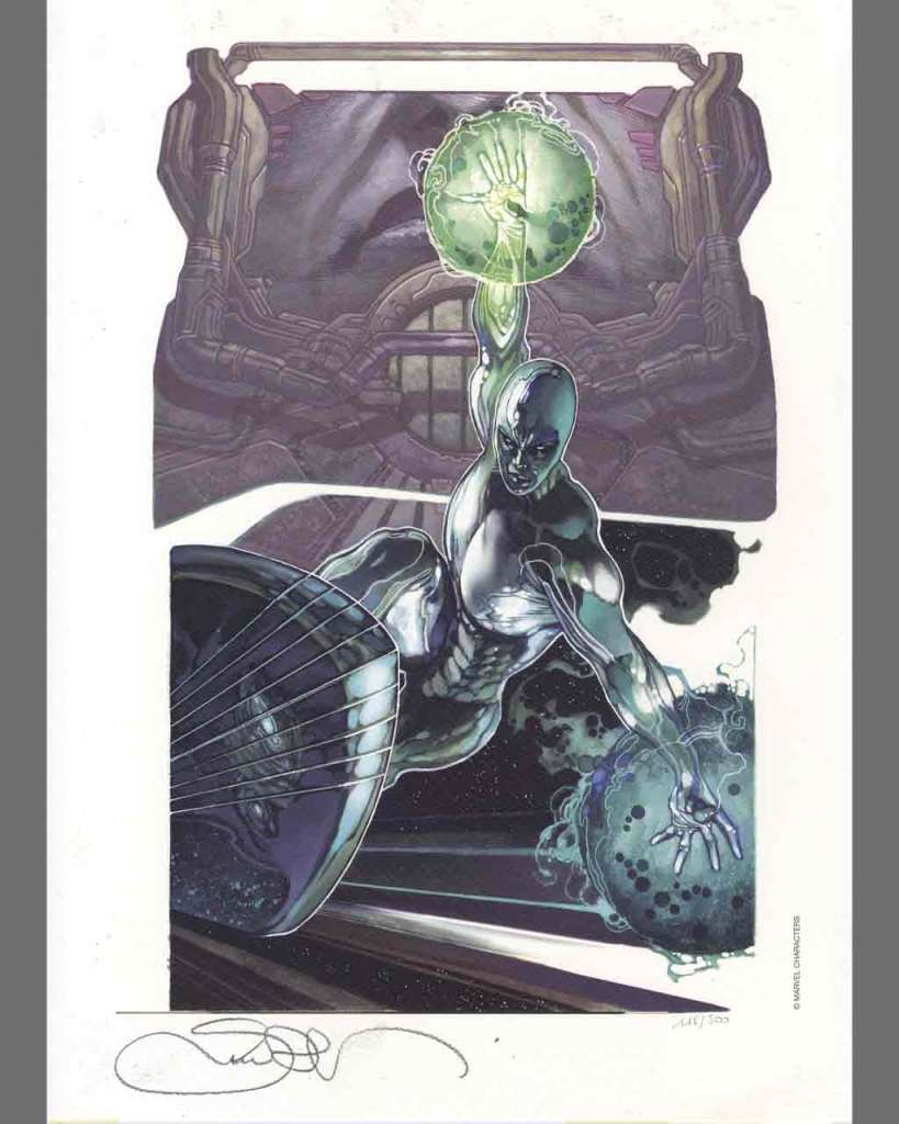 S. Bianchi - Silver Surfer - Lytho cosmic art