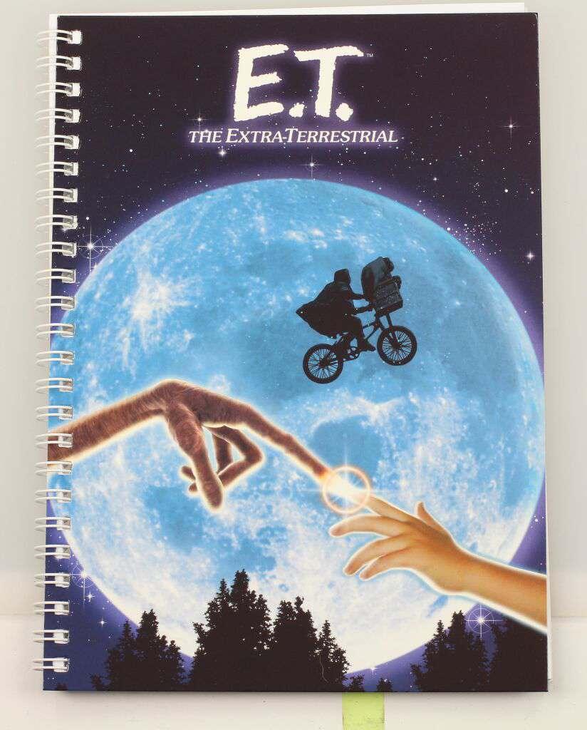 Et Movie Poster Spiral Notebook - Robotto