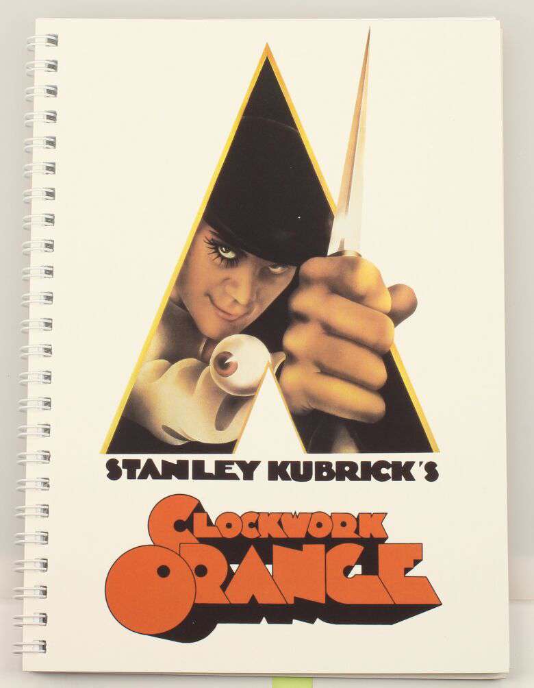 A Clockwork Orange Poster Spiral Anteckningsbok sd toys