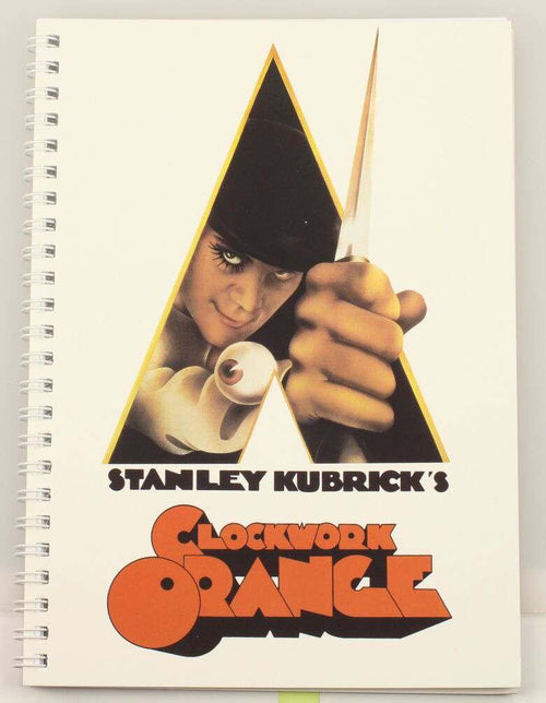 A Clockwork Orange Poster Spiral Anteckningsbok - Robotto
