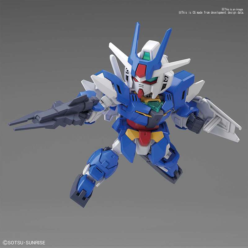 SD Cross Silhouette Earthree Gundam bandai model kit gunpla