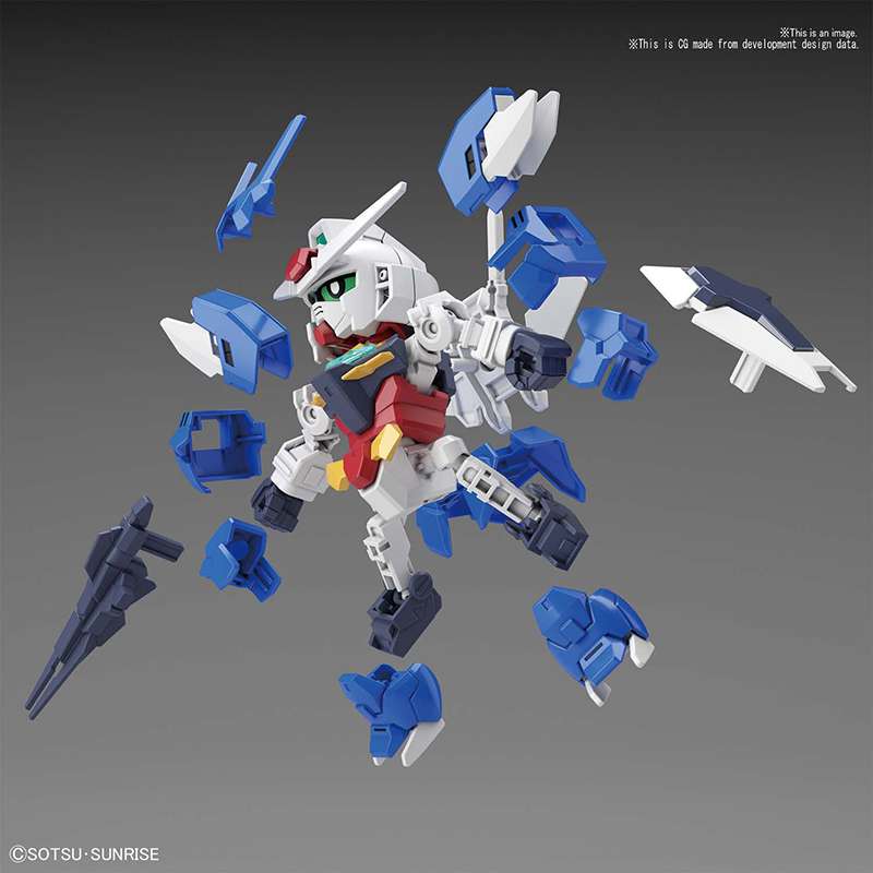 SD Cross Silhouette Earthree Gundam bandai model kit gunpla