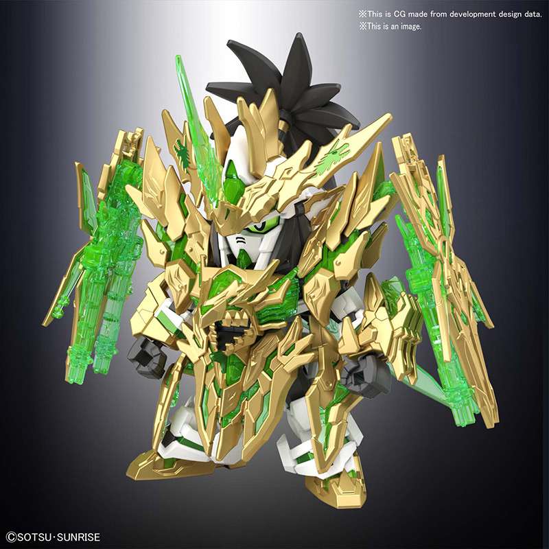 Sd Sangoku Sokets Long Xian Liu Bei Unic - Samlarfigur bandai model kit gunpla