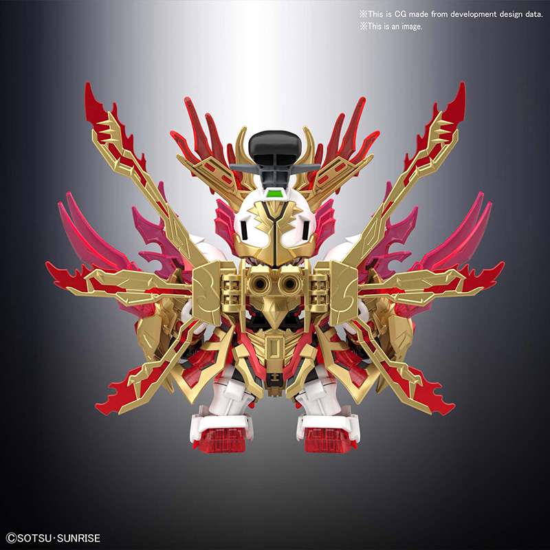 Sd Sangoku Sokets Yan Huang Zhang Fei G - Samlarfigur bandai model kit gunpla