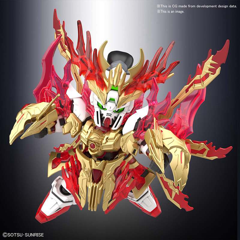 Sd Sangoku Sokets Yan Huang Zhang Fei G - Samlarfigur bandai model kit gunpla