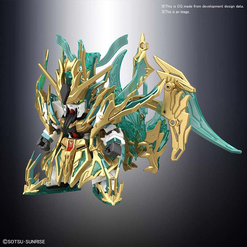 SD Sangoku Sokets Wu Sheng Guan Yu Yun - Samlarfigur bandai model kit gunpla