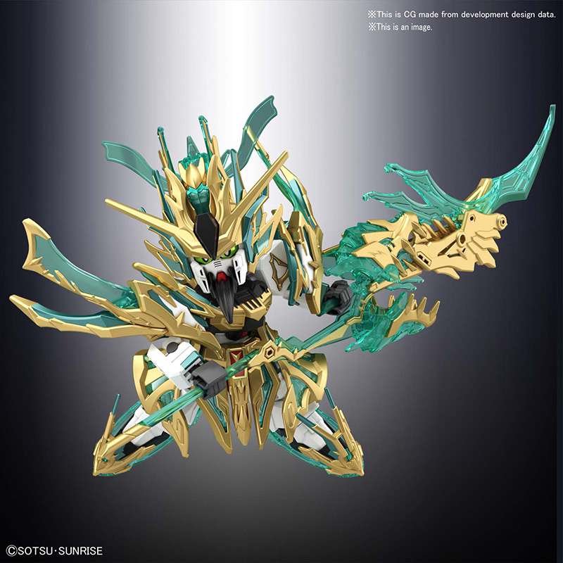 SD Sangoku Sokets Wu Sheng Guan Yu Yun - Samlarfigur bandai model kit gunpla