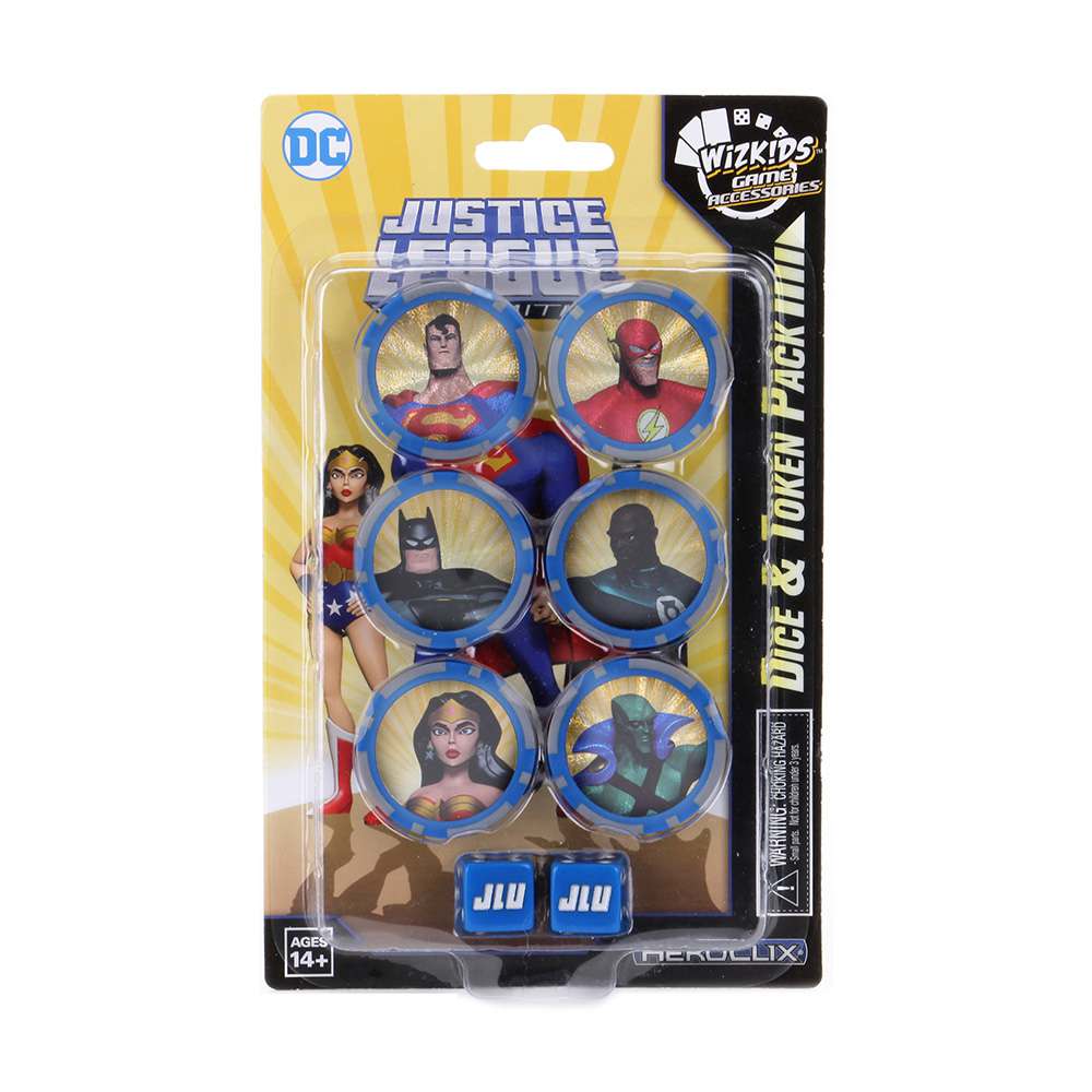 Dchc Justice League Unltd Dice & Token - Samling av Tärningar och Tokens wizkids