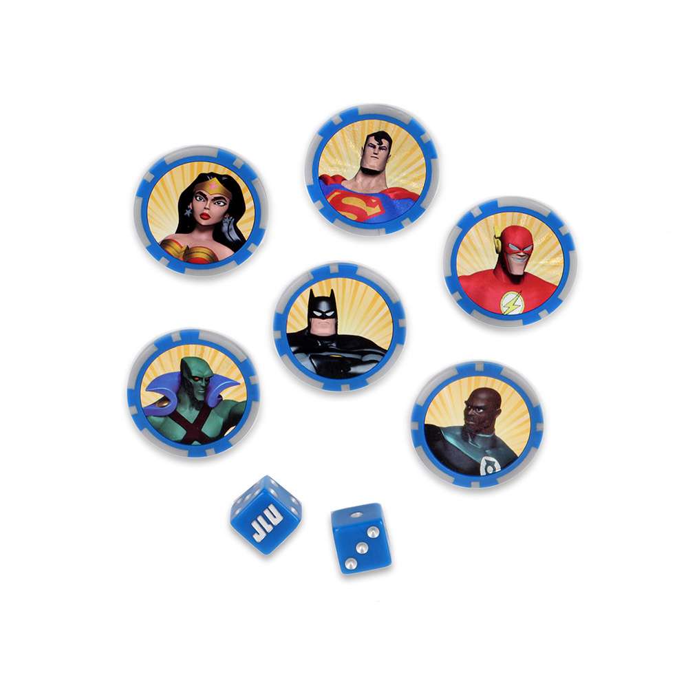 Dchc Justice League Unltd Dice & Token - Samling av Tärningar och Tokens wizkids