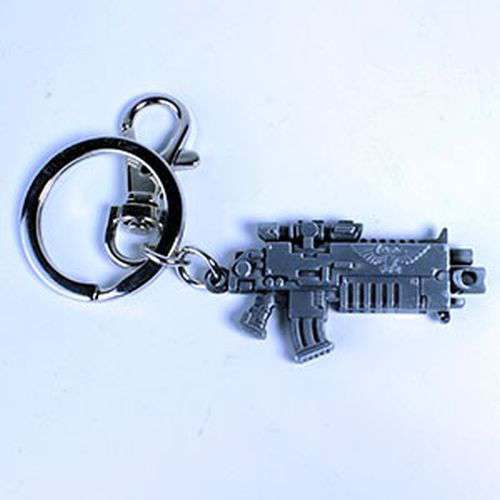 Warhammer 40k Bolter Metal Finish Kchain semic