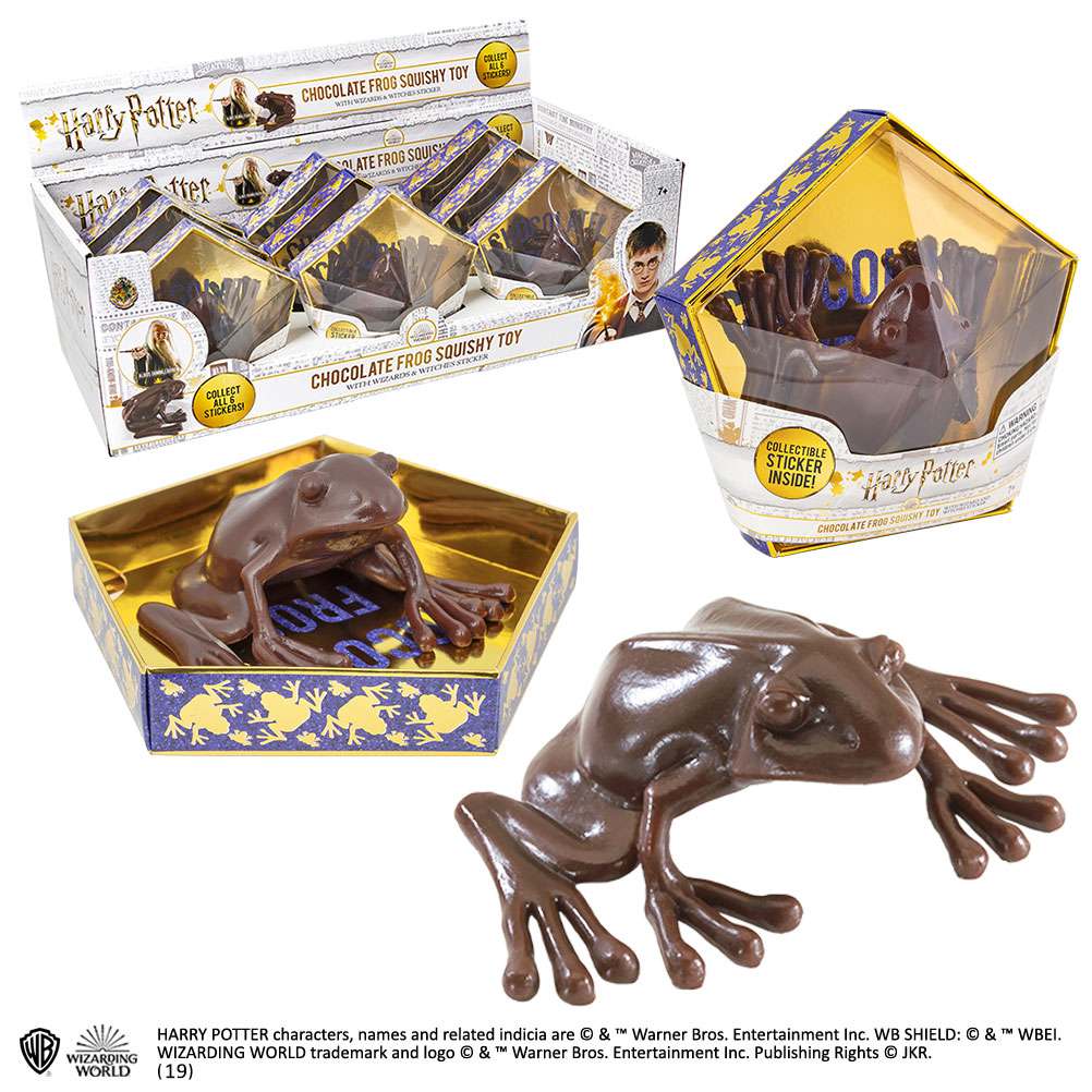 HP Chocolate Frog Prop Repl Display (9) noble collections
