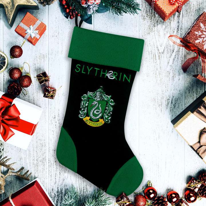 HP Slytherin Julstrumpa - Perfekt för Fans av Harry Potter cinereplicas