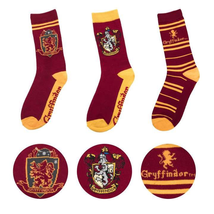 Harry Potter Gryffindor Strumpor - 3 Par Set cinereplicas