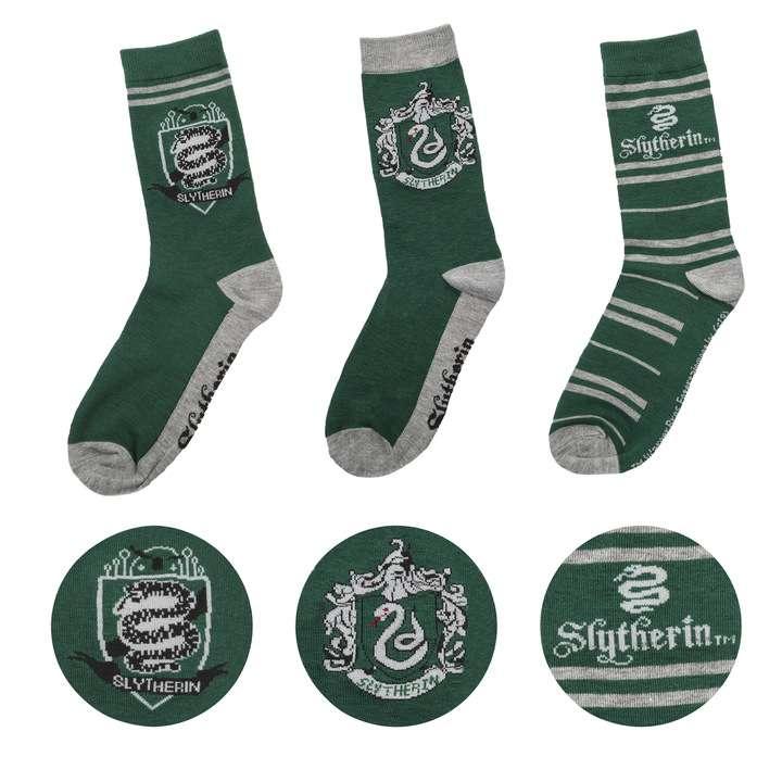 Harry Potter Slytherin Strumpor - 3 Par Set - Robotto