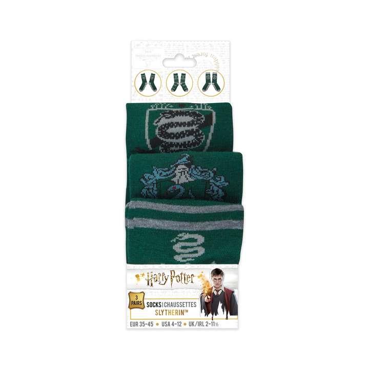 Harry Potter Slytherin Strumpor - 3 Par Set - Robotto