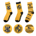 Harry Potter Hufflepuff Strumpor - 3 Par Set cinereplicas