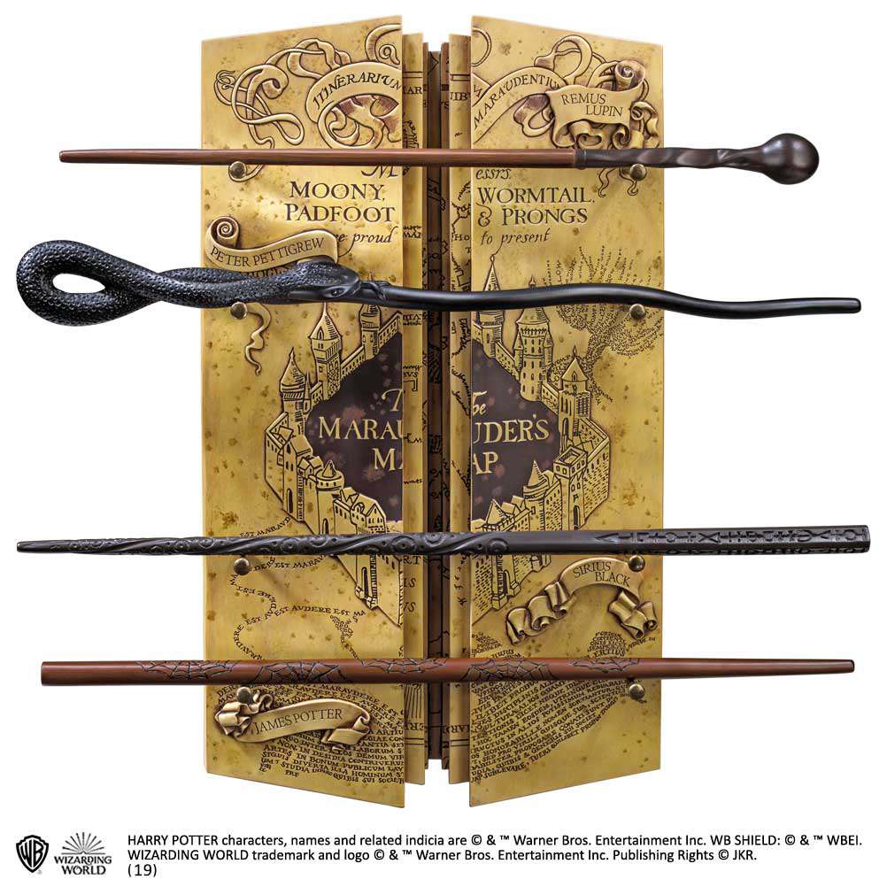 Hp Marauder's Wand Display Set noble collections