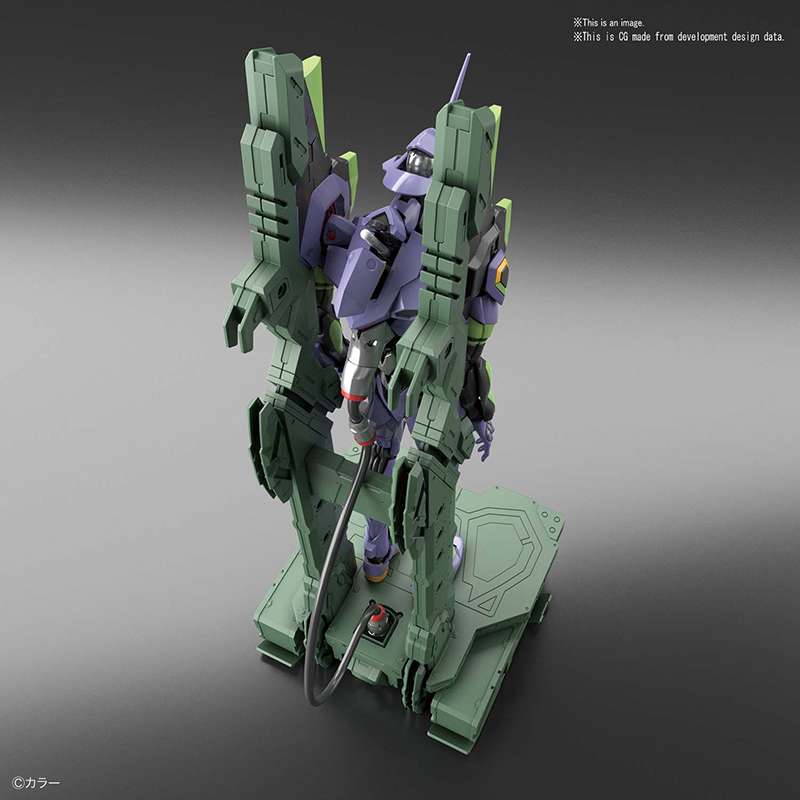 Rg nge eva unit 01 & transport set 1/144 - Detaljerad Modell bandai model kit gunpla