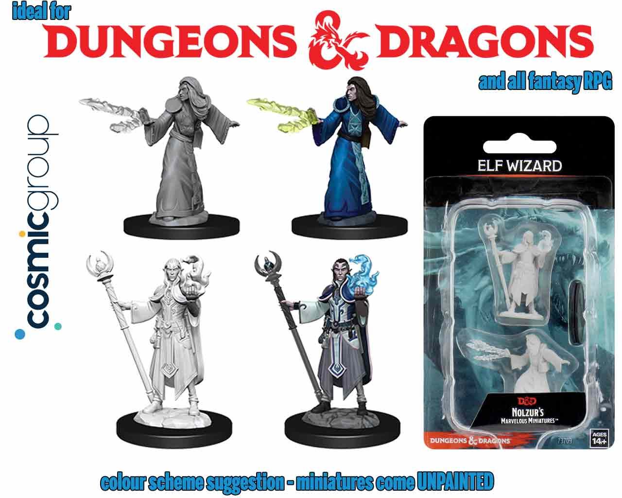 D&d Nolzur's Marvelous Miniatures - Elf Male Wizard 2