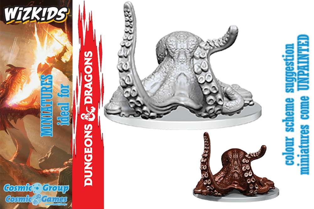 Wizkids Um Giant Octopus - Målning Klar Resin Miniatyr wizkids