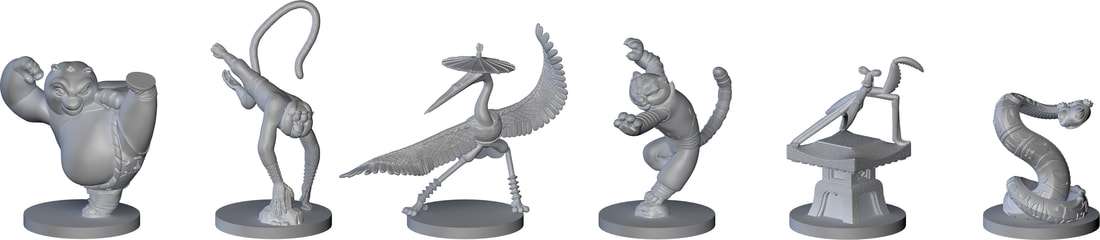 Kung Fu Panda - Brädspelet modiphius