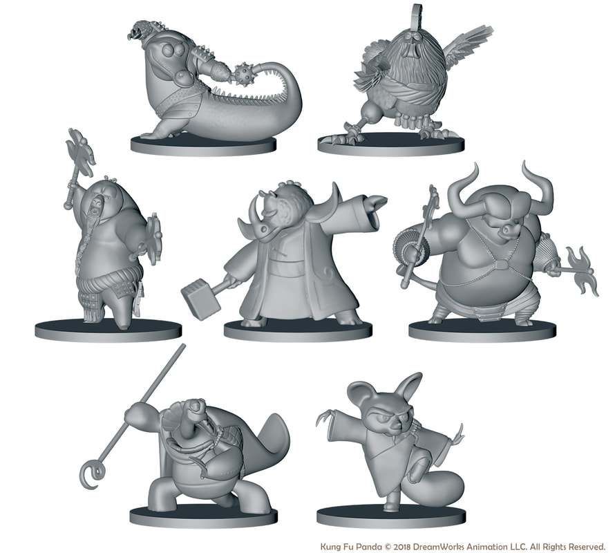 Kung Fu Panda - Brädspelet modiphius