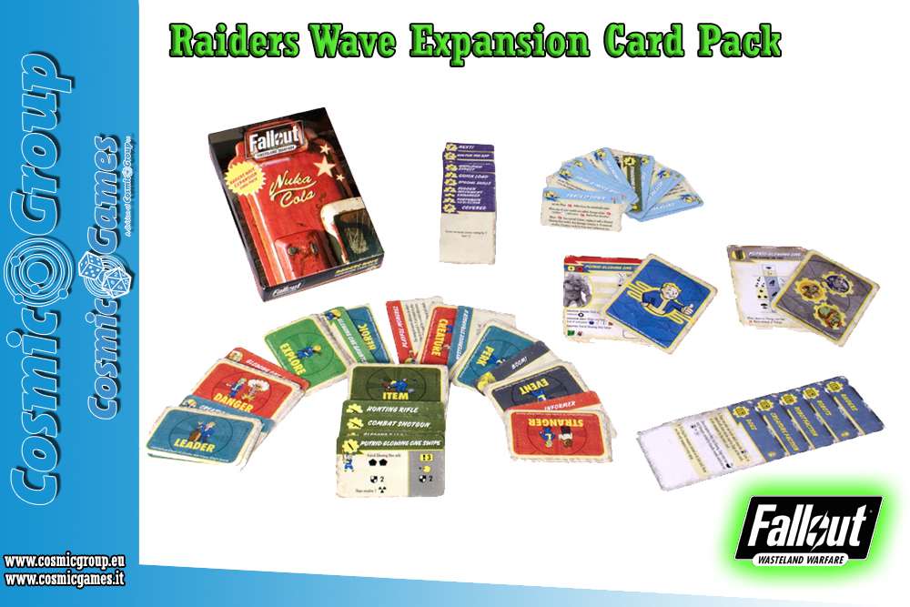 Fallout WW Raiders Wave Exp Card Pack - Förbättra Ditt Spel modiphius