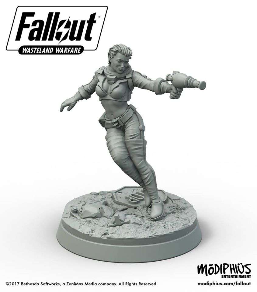 Nuka Cola Girl Figur - Nuka-Cola Mascot modiphius