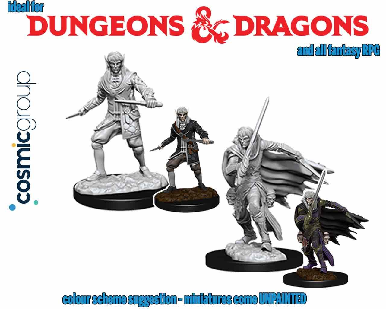 Pathfinder Deep Cut Omålade Miniatyrer - Elfman Rogue