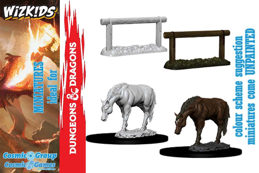 Wizkids Miniaturer Um Horse & Hitch wizkids