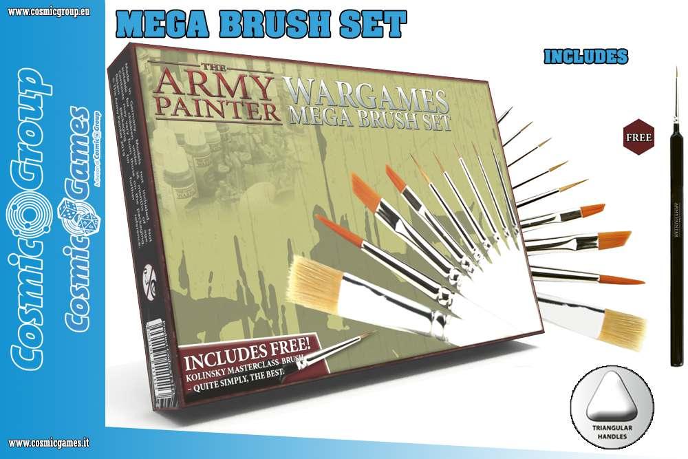 Mega Brush Set - Wargames Penslar för Perfekt Målning - Robotto