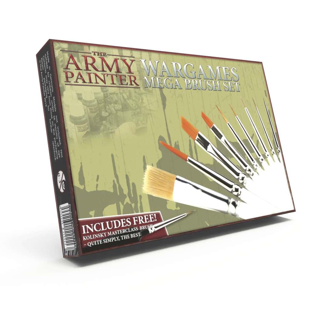 Mega Brush Set - Wargames Penslar för Perfekt Målning - Robotto