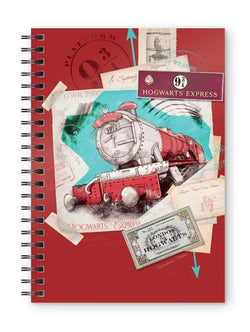Harry Potter Hogwarts Express Spiral Anteckningsblock - Robotto
