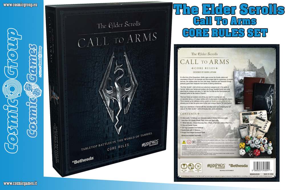 Elder Scrolls: Call to Arms Core Rule Box modiphius