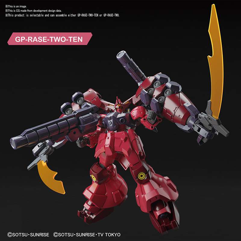 Hgbdr Gundam GP-Rase-Two-Ten 1/144 - Modellbyggsats bandai model kit gunpla