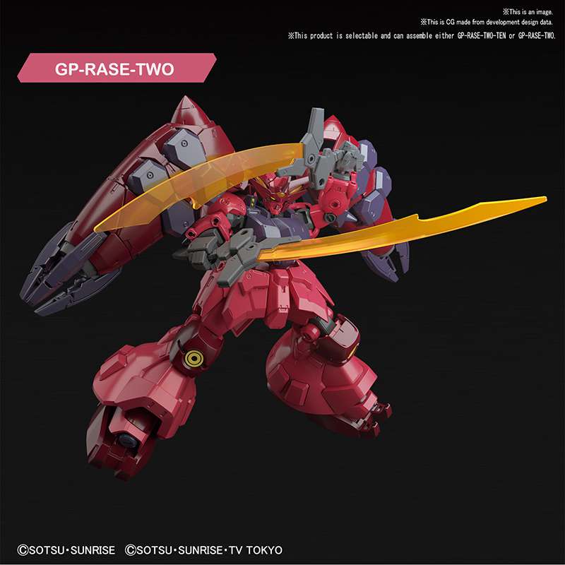 Hgbdr Gundam GP-Rase-Two-Ten 1/144 - Modellbyggsats bandai model kit gunpla