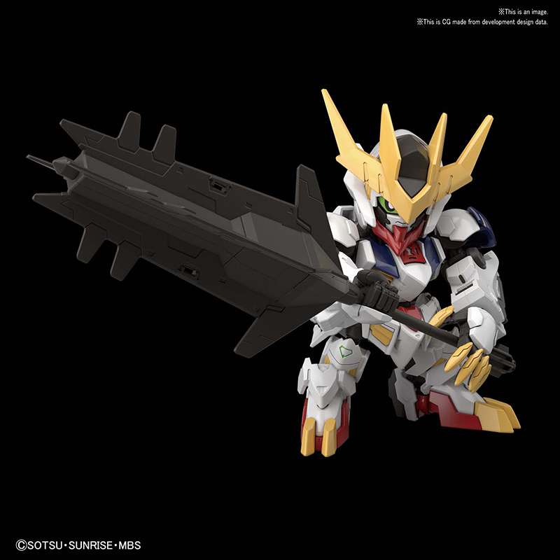 SD Cross Silhouette Barbatos Lupus Rex - Byggsats i hög kvalitet bandai model kit gunpla